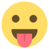 Face With Stuck-out Tongue on EmojiTwo