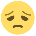 Disappointed Face on EmojiTwo