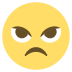 Angry Face on EmojiTwo