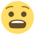 Anguished Face on EmojiTwo