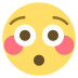 Flushed Face on EmojiTwo
