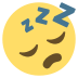 Sleeping Face on EmojiTwo