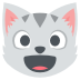 Smiling Cat Face With Open Mouth on EmojiTwo