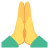 Person With Folded Hands on EmojiTwo