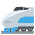 High-speed Train With Bullet Nose on EmojiTwo
