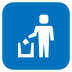 Put Litter In Its Place Symbol on EmojiTwo