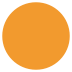 Large Orange Circle on EmojiTwo
