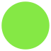 Large Green Circle on EmojiTwo
