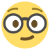 Nerd Face on EmojiTwo