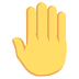 Raised Back Of Hand on EmojiTwo