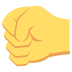 Left-facing Fist on EmojiTwo