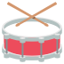 Drum With Drumsticks on EmojiTwo