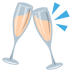Clinking Glasses on EmojiTwo
