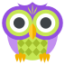 Owl on EmojiTwo
