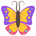Butterfly on EmojiTwo