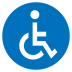 Wheelchair Symbol on EmojiTwo