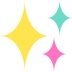 Sparkles on EmojiTwo