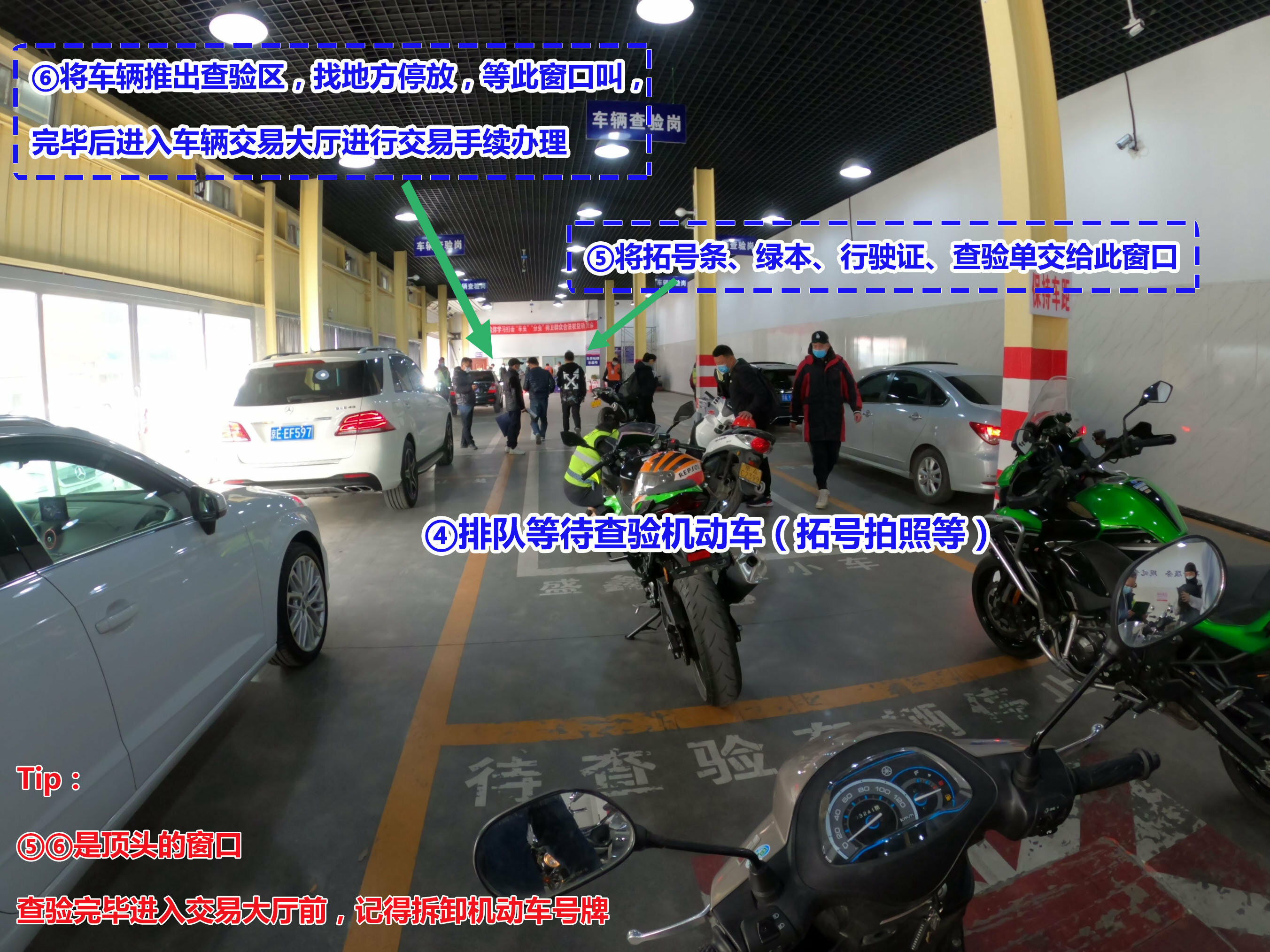 摩托车车辆检验流程3