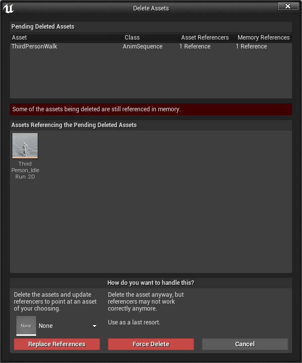 Unreal Python 替换动画资源骨骼