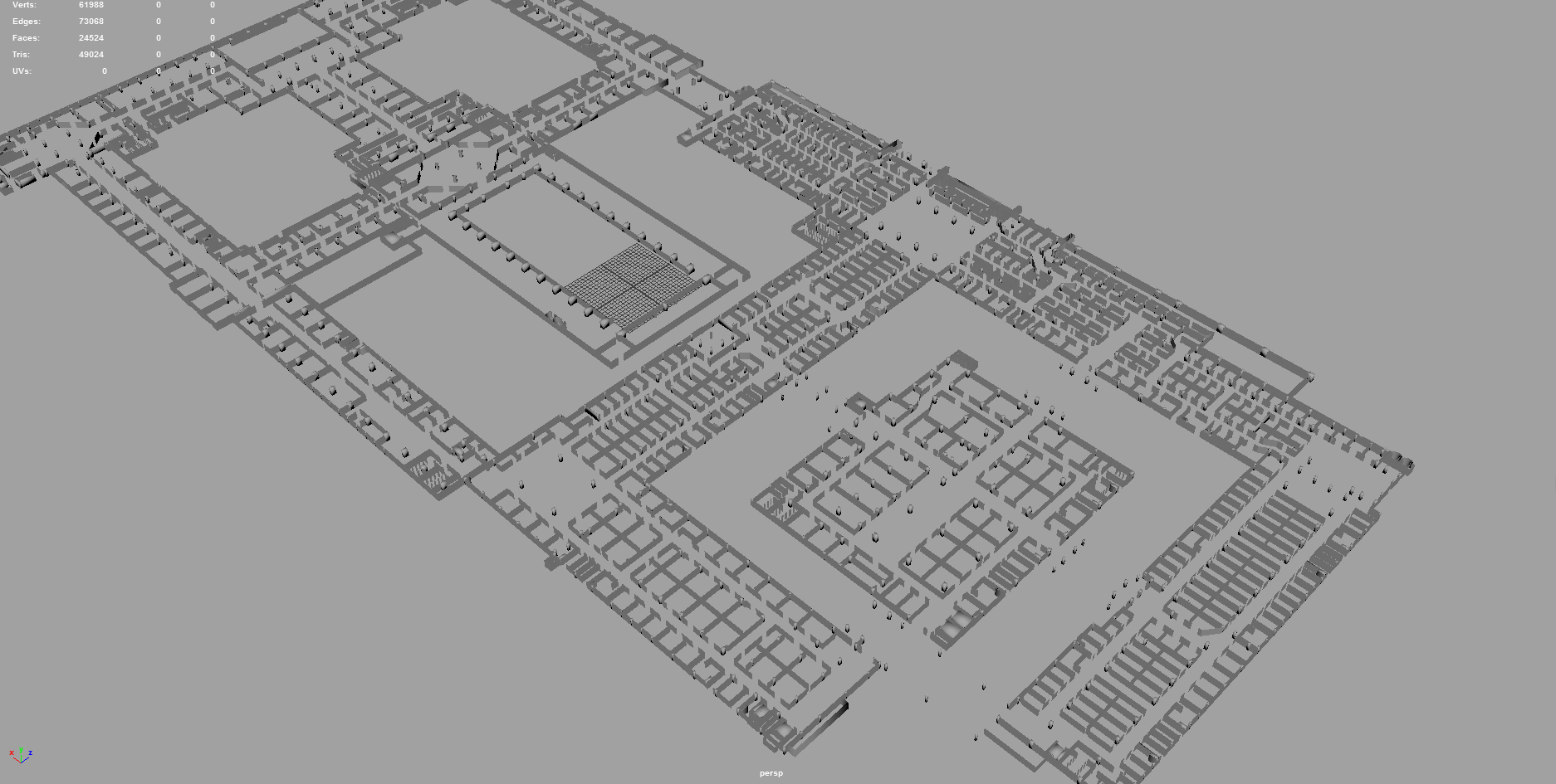 Houdini VDB 将CAD图纸转成实体模型