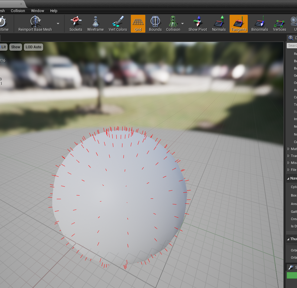 Python FBX SDK 切线处理