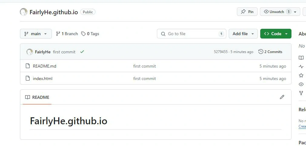 创建 GitHub 仓库