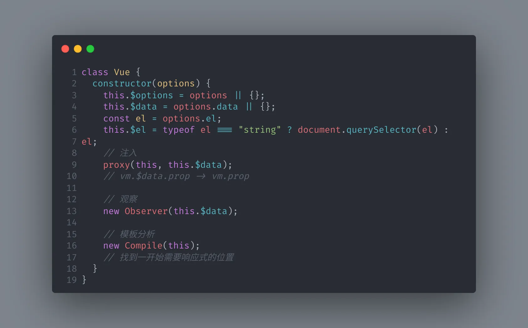 Implementing Vue Reactivity Using Javascript