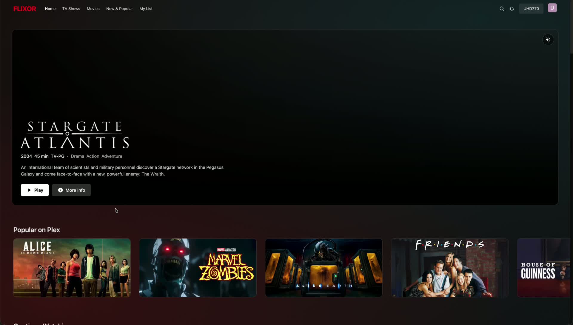 Screenshot 1 of Flixor