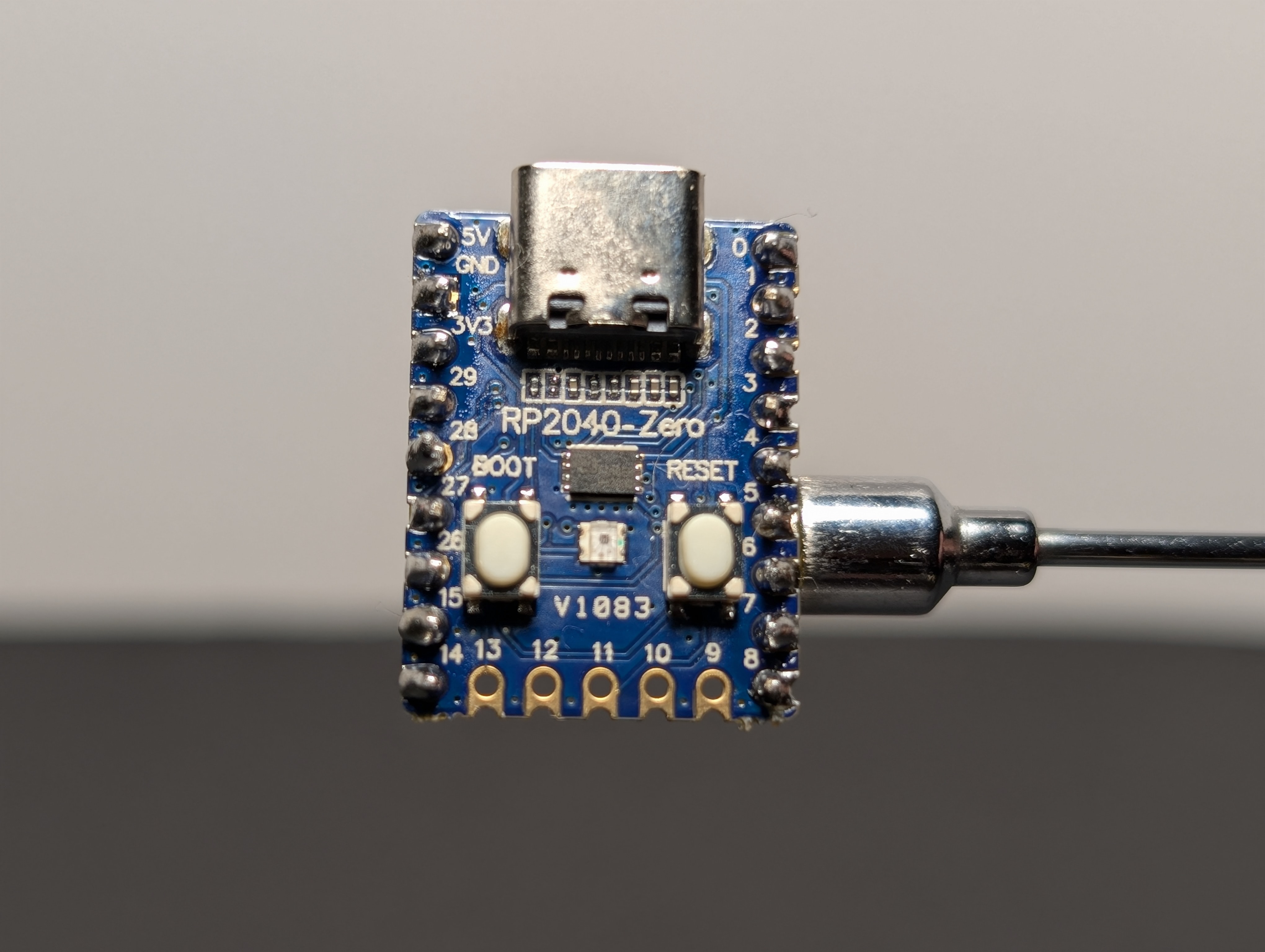 Photo of the RP2040-Zero from the top