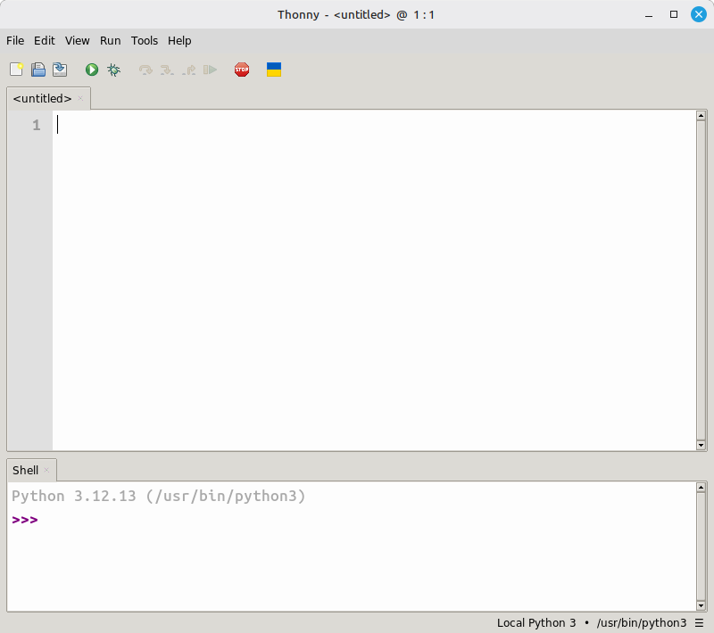 Screenshot of Thonny homepage