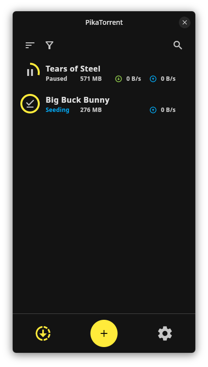 Screenshot 2 of PikaTorrent
