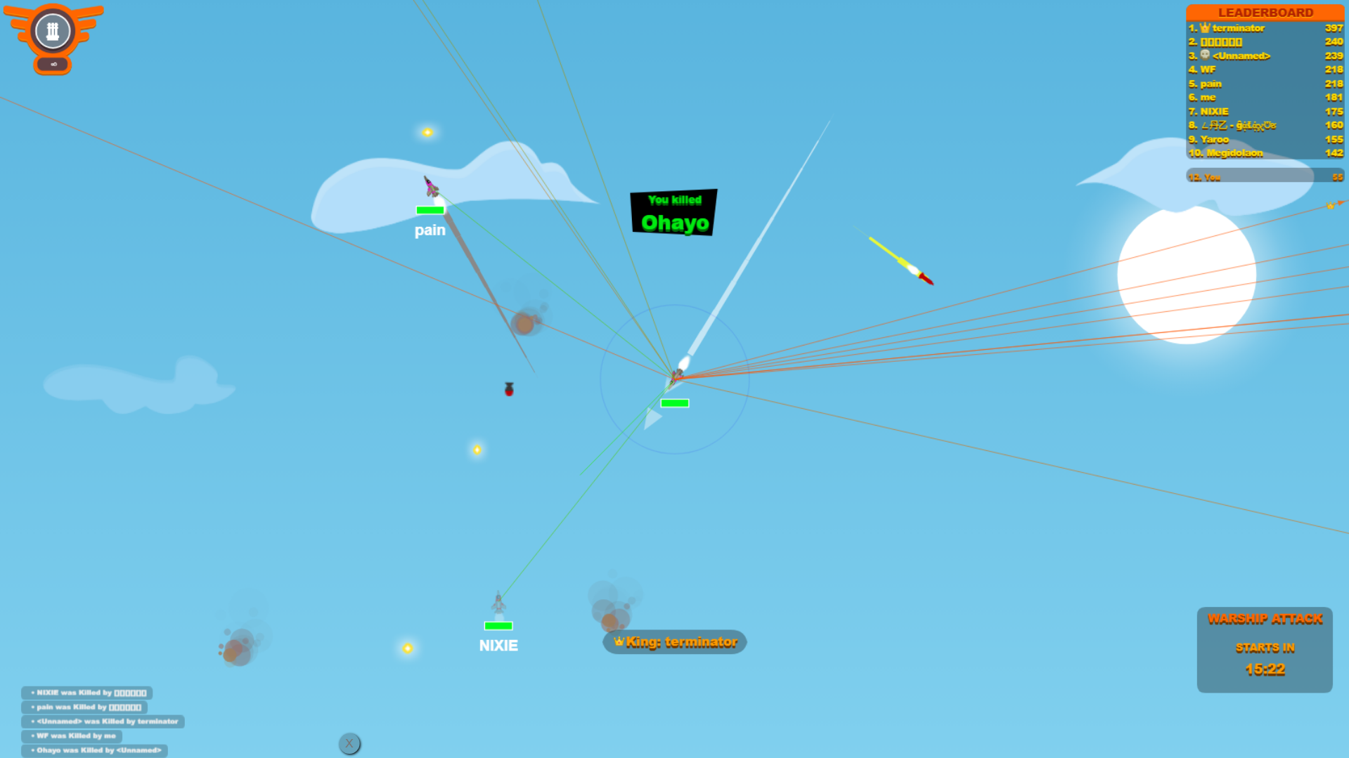 Tsuwings In-Game