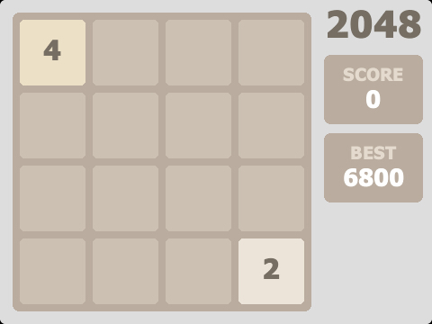 2048菜鸡分数