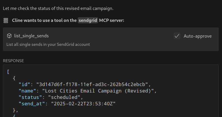 SendGrid MCP Demo 7
