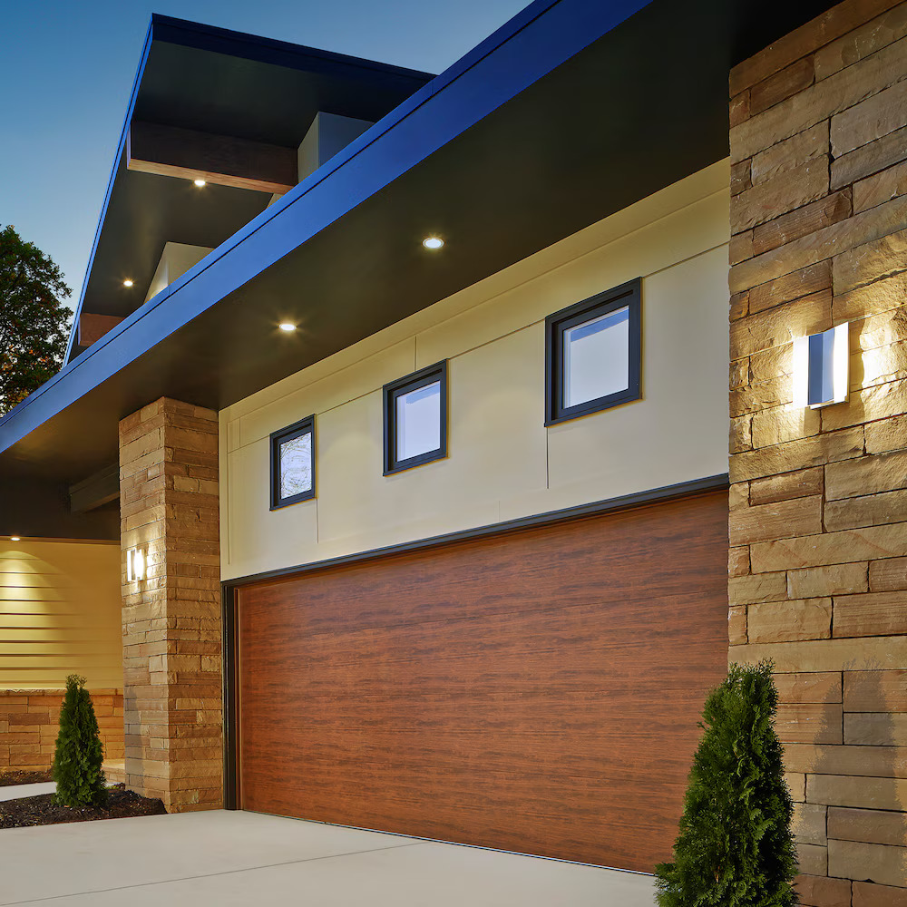 Contemporary door installation