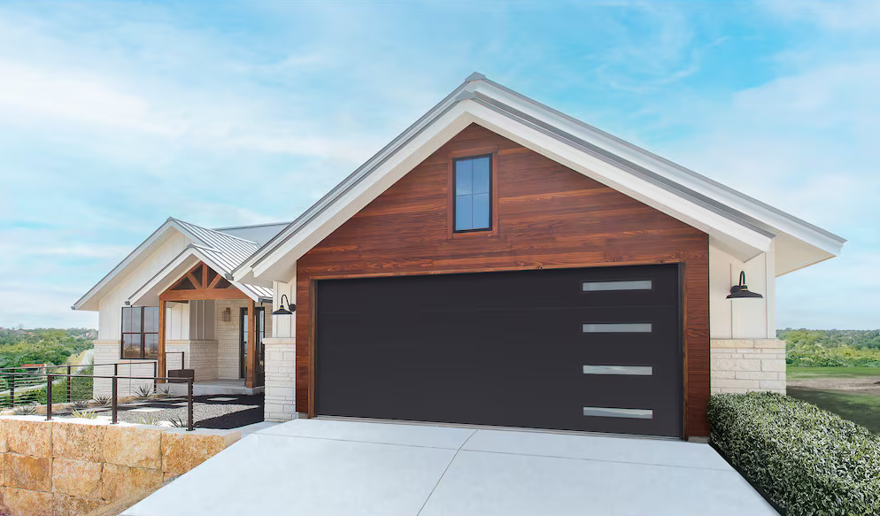 Modern black windows and doors