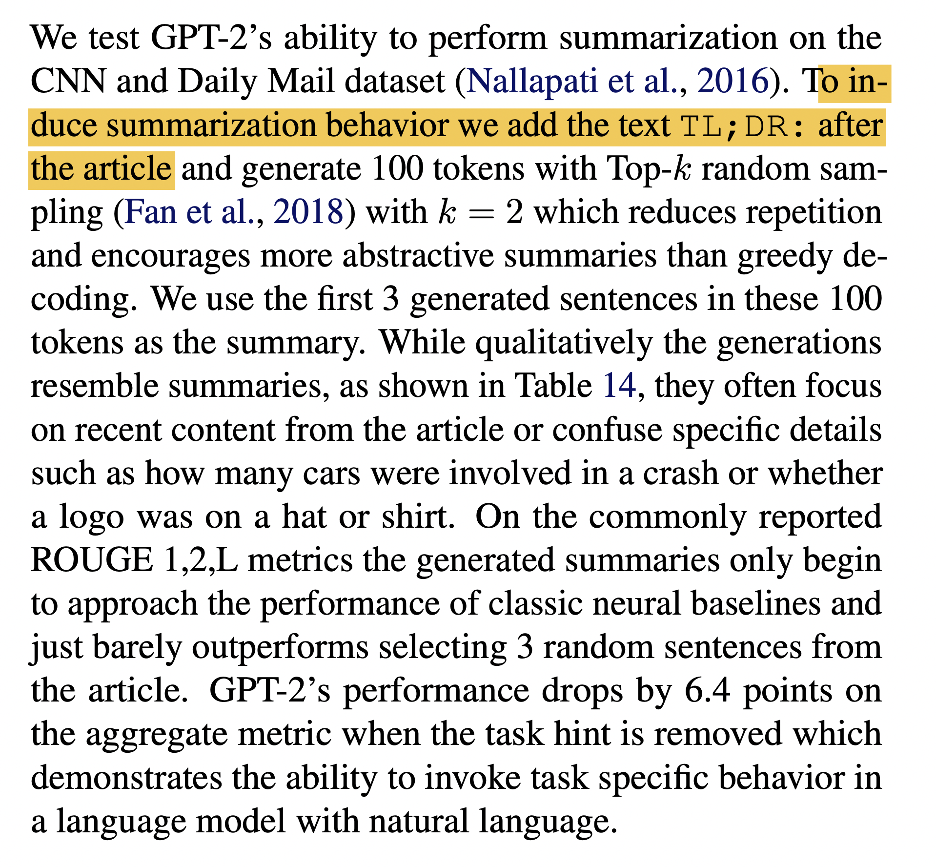 GPT-2 Summarization