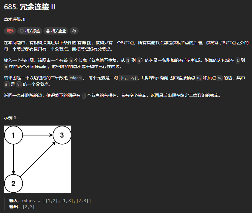 冗余连接II