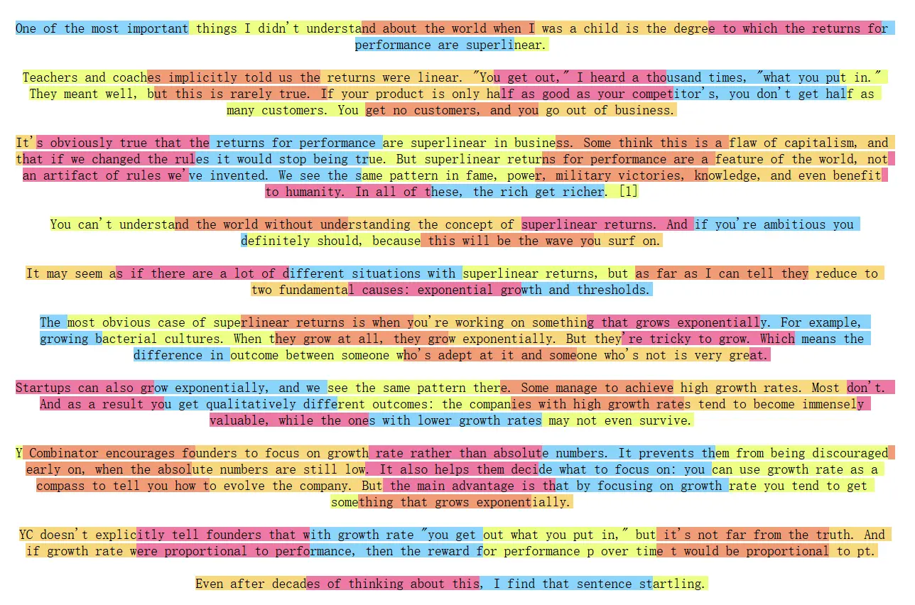 文本分块示意图