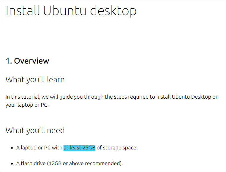 Ubuntu docs