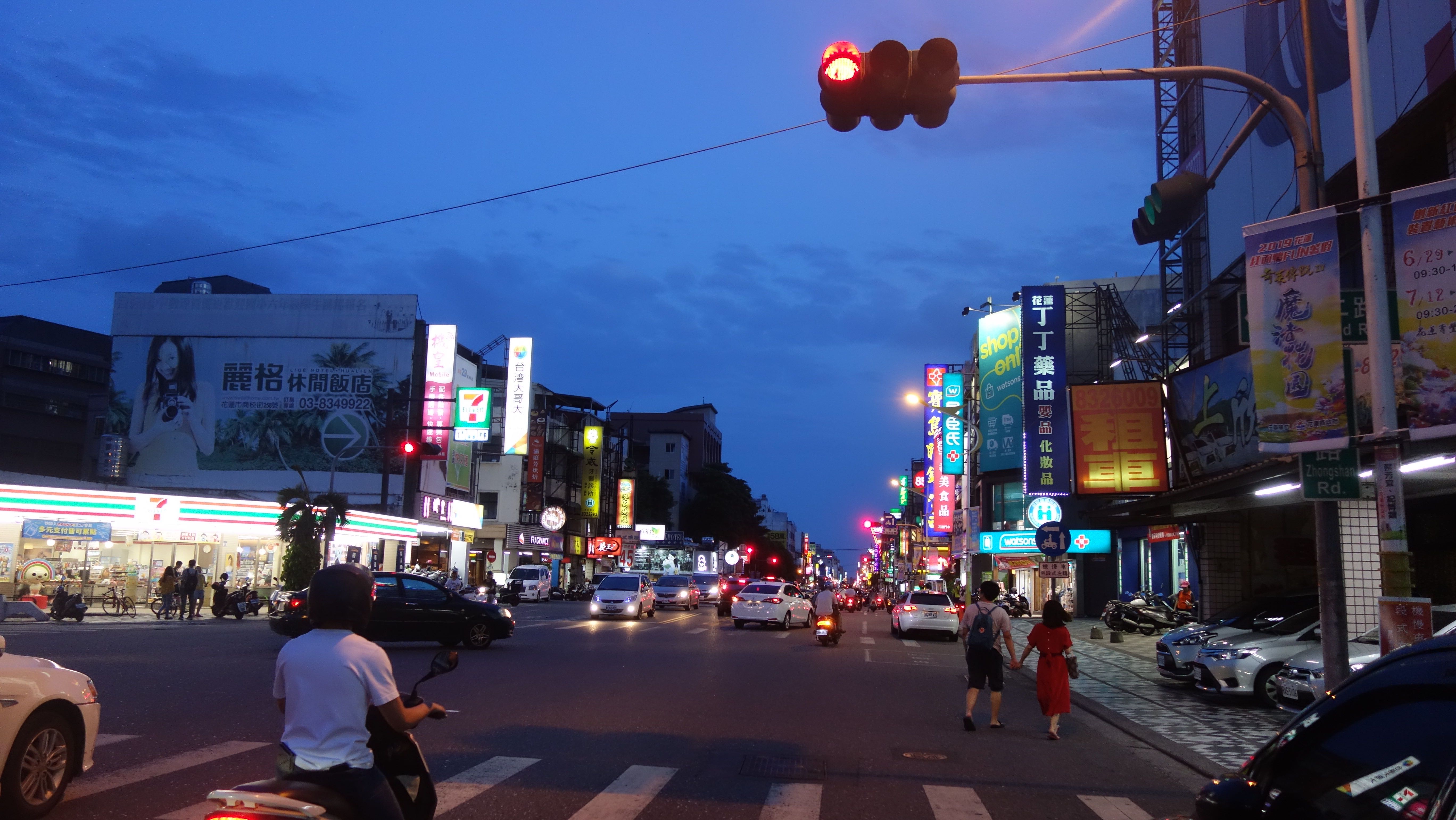花莲的夜景