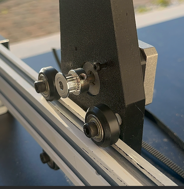 Y-axis motor mounting