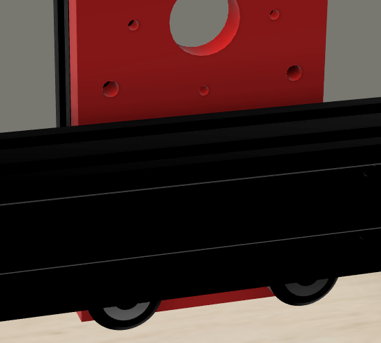 Aligning and tensioning Z-gantry wheels