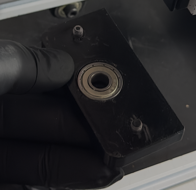 Joined bearing and lead screw assembly