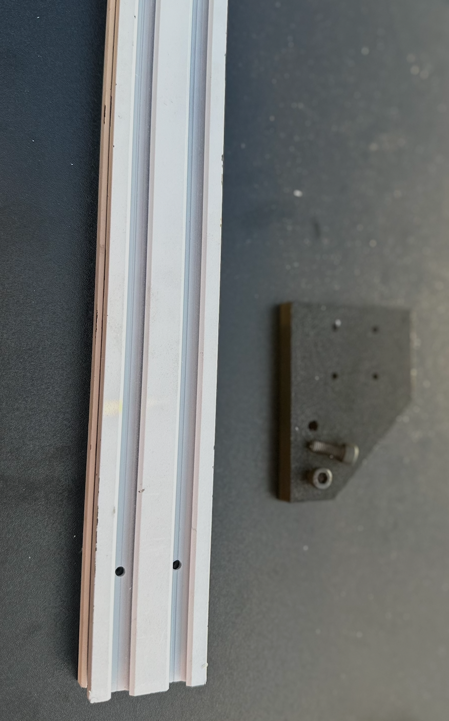 Installing angled brackets