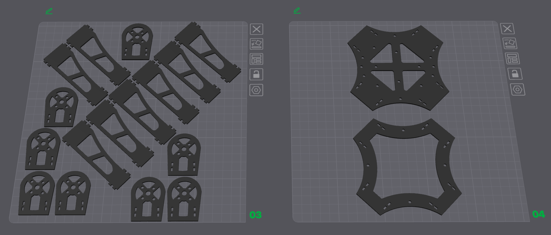Carbon Fiber Cut Layout