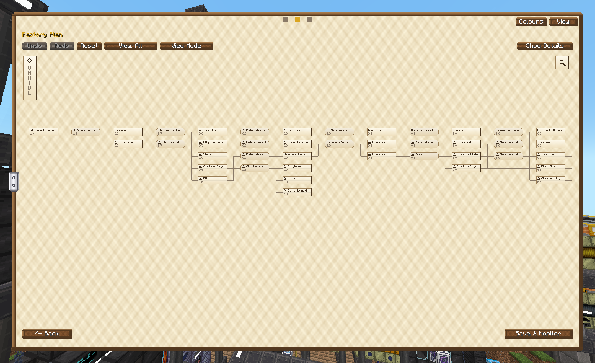 Node graph editor