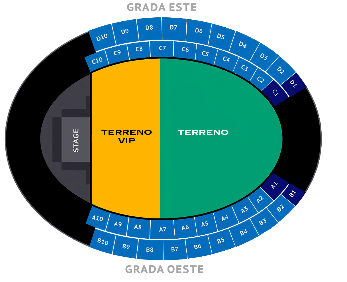 Mapa del festival