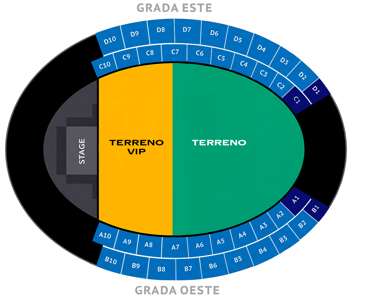 Mapa del festival