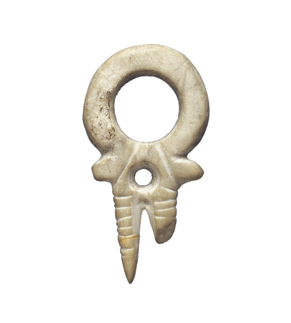 Bone carved amulet from Lepenski Vir
